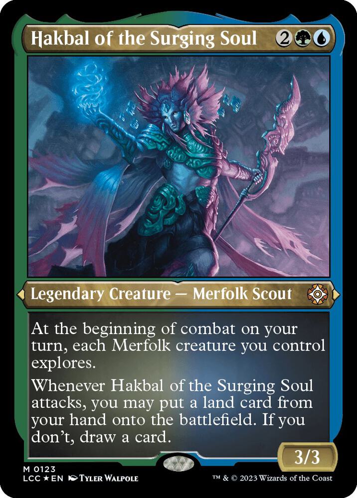 Hakbal of the Surging Soul (Display Commander) - Thick Stock