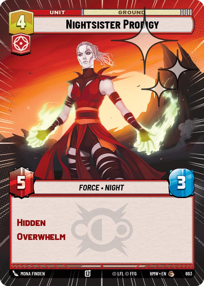 Nightsister Prodigy (Hyperspace Foil) [Homeworlds]