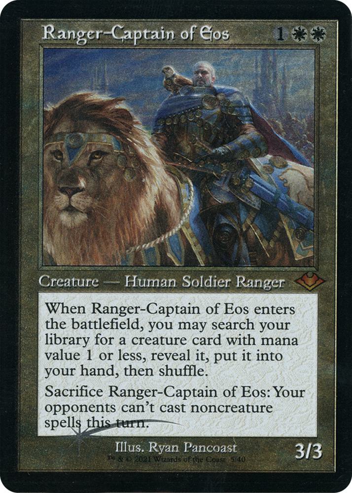 Ranger-Captain of Eos (Retro Frame) (Foil Etched)
