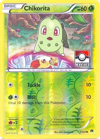 Chikorita - 1/122 (Pokemon League)