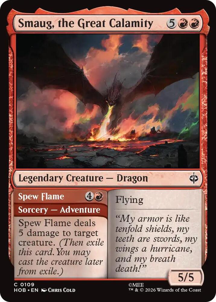 Smaug, the Great Calamity