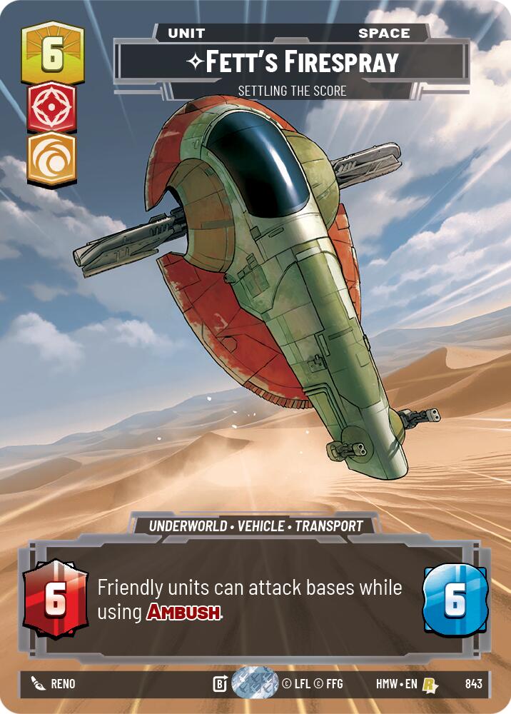 Fett's Firespray - Settling the Score (Prestige) [Homeworlds]