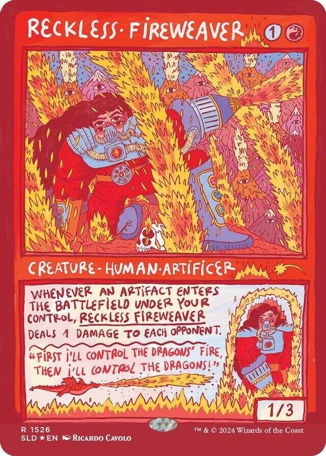 Reckless Fireweaver (Rainbow Foil)