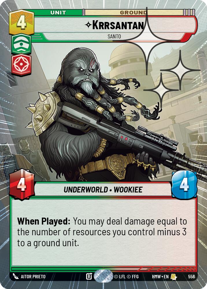 Krrsantan - Santo (Hyperspace Foil) [Homeworlds]