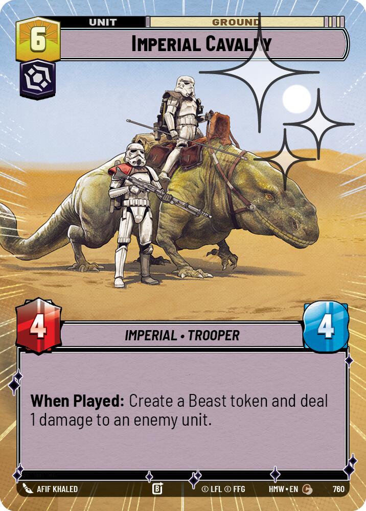Imperial Cavalry (Hyperspace Foil) [Homeworlds]
