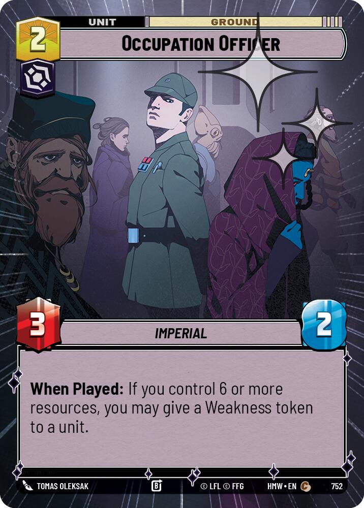 Occupation Officer (Hyperspace Foil) [Homeworlds]