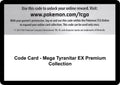 Code Card - Mega Tyranitar EX Premium Collection