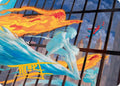 Iceman and Firestar Art Card (Gold-Stamped Signature)