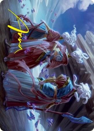 Guardians of Oboro Art Card (Gold-Stamped Signature)