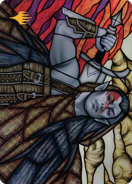 Radha, Coalition Warlord Art Card (Gold-Stamped Signature)