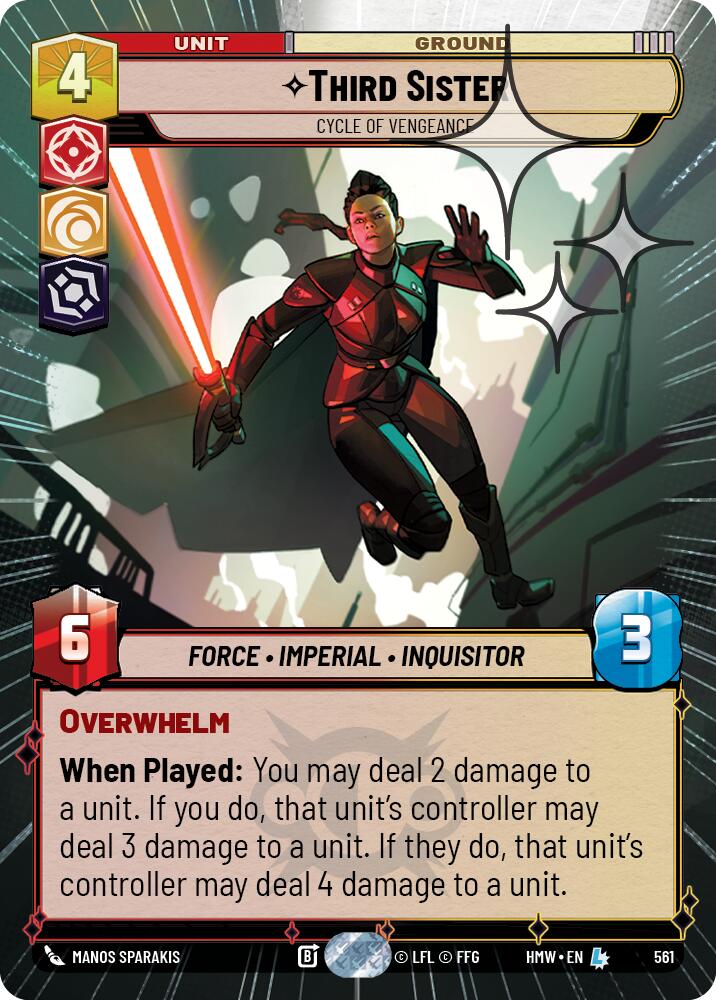 Third Sister - Cycle of Vengeance (Hyperspace Foil) [Homeworlds]