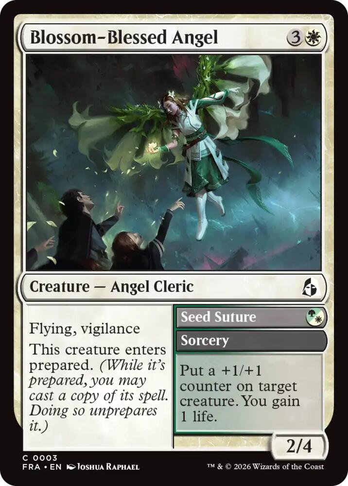 Blossom-Blessed Angel