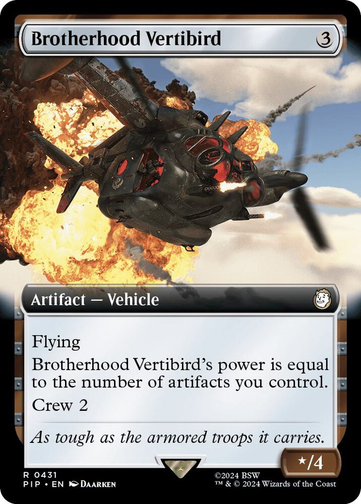 Brotherhood Vertibird (Extended Art)