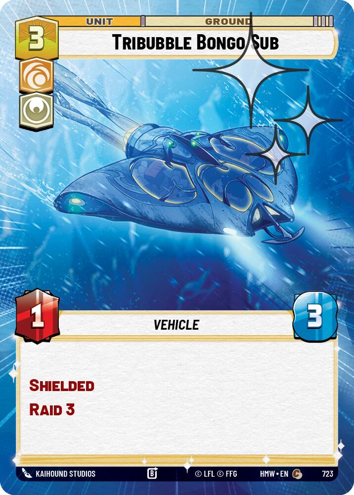 Tribubble Bongo Sub (Hyperspace Foil) [Homeworlds]