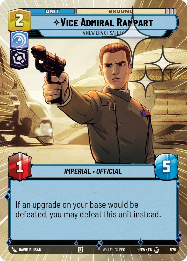 Vice Admiral Rampart - A New Era of Safety (Hyperspace Foil) [Homeworlds]