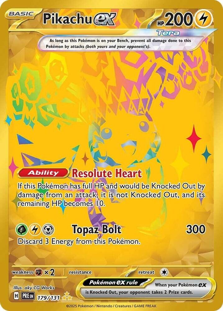 Pikachu ex - 179/131