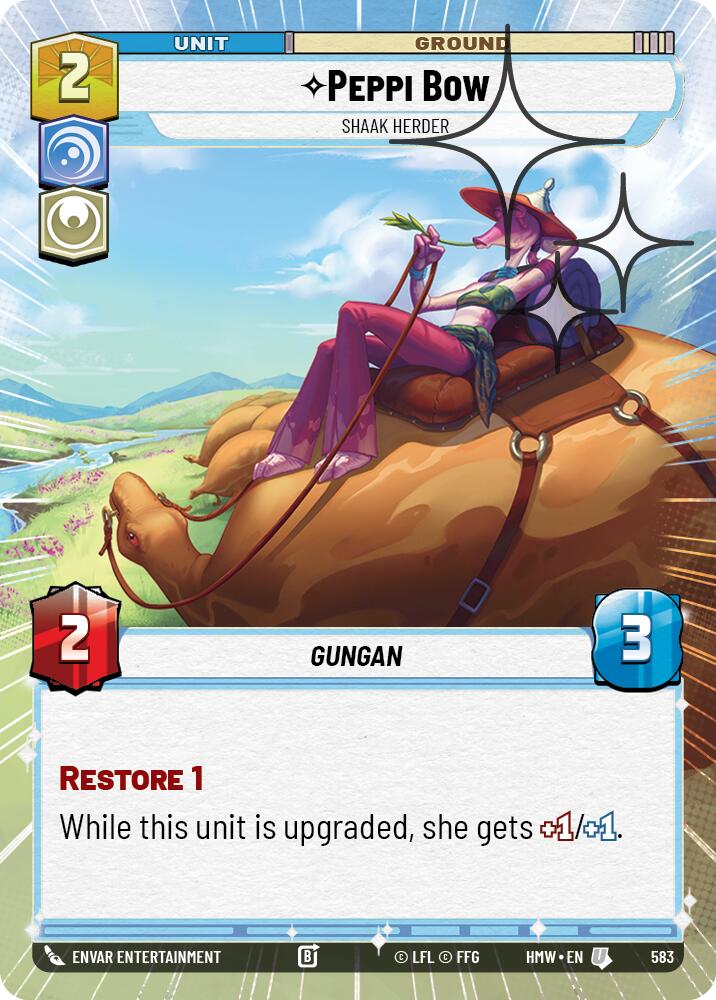 Peppi Bow - Shaak Herder (Hyperspace Foil) [Homeworlds]