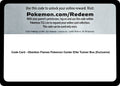Code Card - Obsidian Flames Pokemon Center Elite Trainer Box (Exclusive)