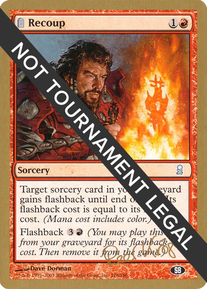 Recoup - 2003 Peer Kroger (ODY) (SB)