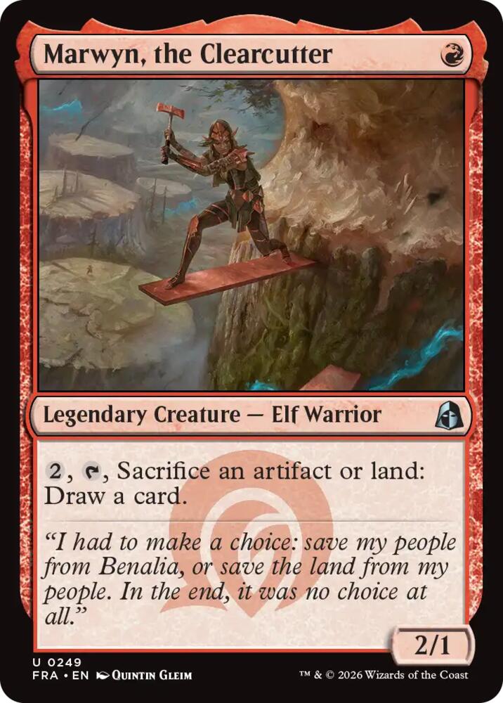 Marwyn, the Clearcutter