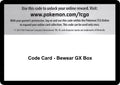 Code Card - Bewear GX Box