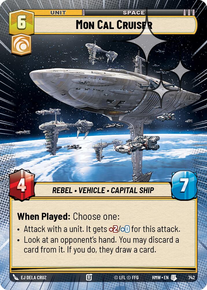 Mon Cal Cruiser (Hyperspace Foil) [Homeworlds]