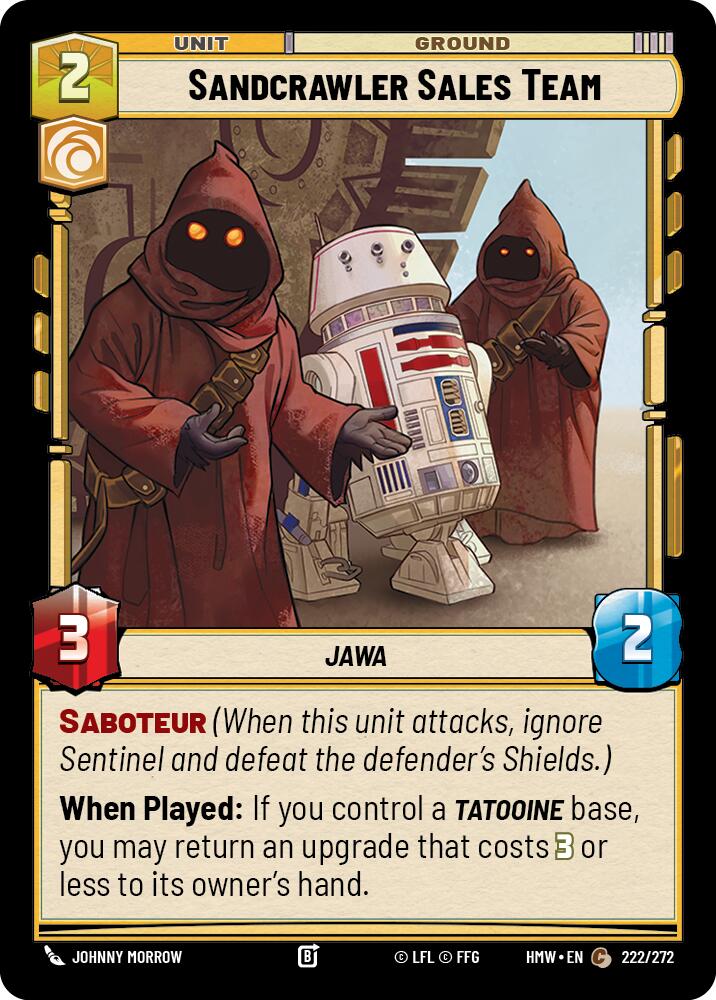 Sandcrawler Sales Team [Homeworlds]